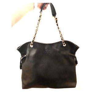 Tory Burch Marion Pebbled Tote Bag